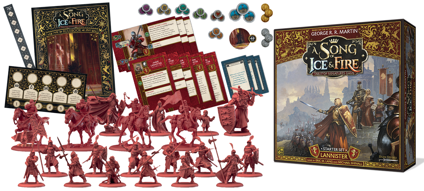 A Song of Ice and Fire : Tabletop Miniatures Game - Lannister Starter Set